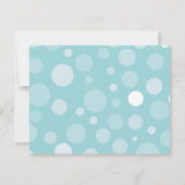 Uitnodiging voor Bubble Umbrella Drink Party (Achterkant)