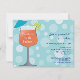 Uitnodiging voor Bubble Umbrella Drink Party