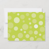 Uitnodiging voor Bubble Umbrella Drink Party (Achterkant)