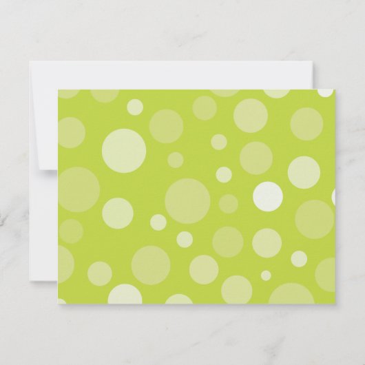 Uitnodiging voor Bubble Umbrella Drink Party (Achterkant)