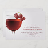 Uitnodiging voor bubleys en Good Cheer Cocktail Pa (Voorkant / Achterkant)