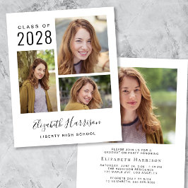 Uitnodiging voor budget-fotodiploma-feestje