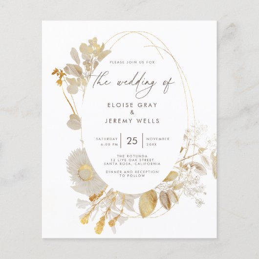 Uitnodiging voor budgetweddenschappen | Bella Flye Flyer (Voorkant)