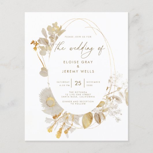 Uitnodiging voor budgetweddenschappen | Bella Flye Flyer (Voorkant)