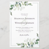 Uitnodiging voor budgetweddenschappen | Eucalyptus (Voorkant)