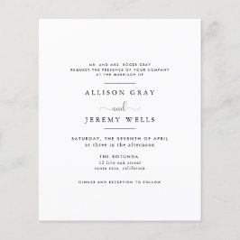 Uitnodiging voor budgetweddenschappen flyer