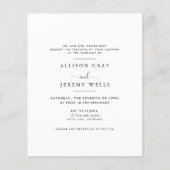 Uitnodiging voor budgetweddenschappen flyer (Voorkant)