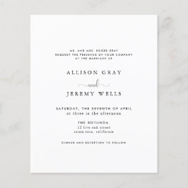 Uitnodiging voor budgetweddenschappen flyer