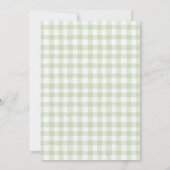 Uitnodiging voor Bug Baby Shower (Achterkant)