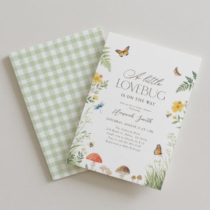 Uitnodiging voor Bug Baby Shower