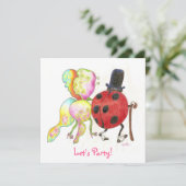 Uitnodiging voor bug-jubileum (Staand voorkant)