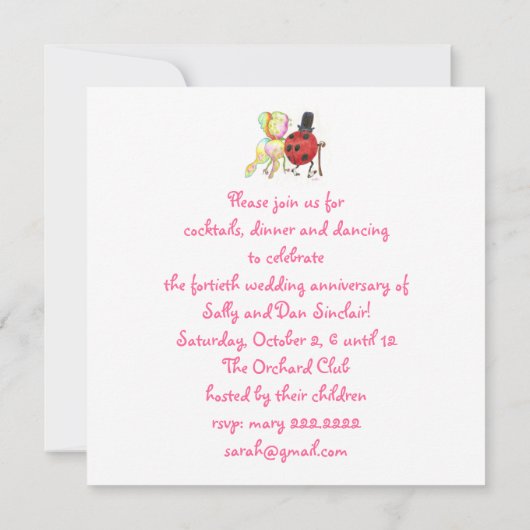 Uitnodiging voor bug-jubileum (Achterkant)