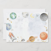 Uitnodiging voor buitenruimtevaart op zaterdag, pl (Achterkant)