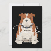 Uitnodiging voor bulldog date (Voorkant)