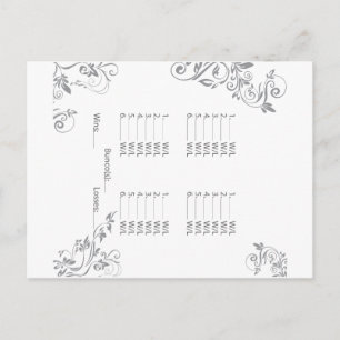 Uitnodiging voor Bunco Post Card Briefkaart