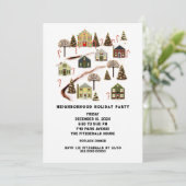 Uitnodiging voor buurtfeest (Staand voorkant)