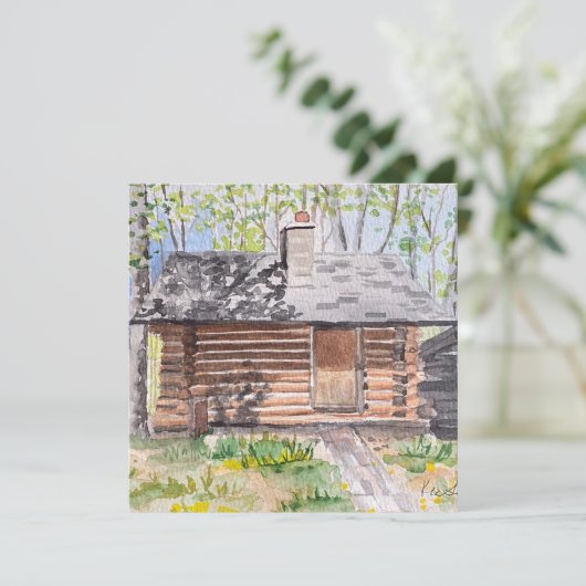 uitnodiging voor cabine (Staand voorkant)