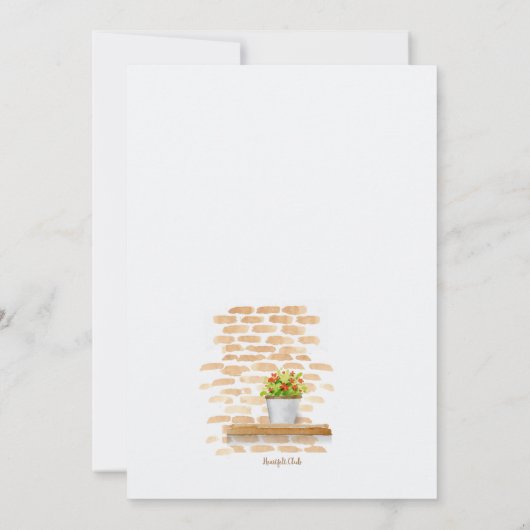 Uitnodiging voor Cafe Connection (Achterkant)