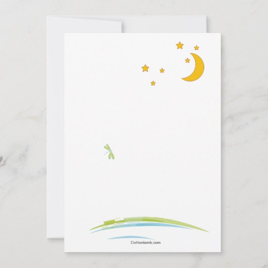 Uitnodiging voor Camping Party (Achterkant)