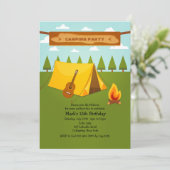 uitnodiging voor campings (Staand voorkant)