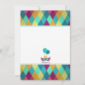 Uitnodiging voor Carnival Diamonds (Achterkant)