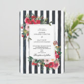 Uitnodiging voor Caviar Black Bruiloft (Staand voorkant)