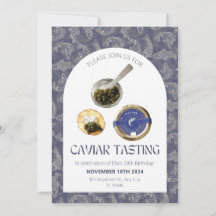 Uitnodiging voor Caviar Proeverij Feest