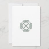 Uitnodiging voor Celtic Wedding Celebration (Achterkant)