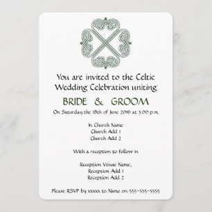 Uitnodiging voor Celtic Wedding Celebration