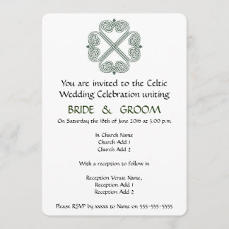 Uitnodiging voor Celtic Wedding Celebration