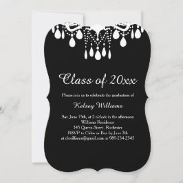 Uitnodiging voor Chandelier Crystals Graduation Pa