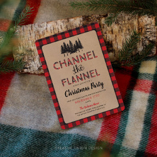 Uitnodiging voor Channel The Flannel Kerstfeest