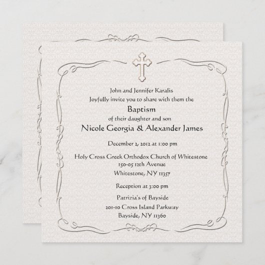 Uitnodiging voor Cheralized Moment (Voorkant / Achterkant)