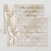 uitnodiging voor Chic Baptism (Voorkant / Achterkant)