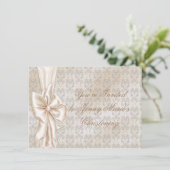 uitnodiging voor Chic Baptism (Staand voorkant)