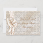 uitnodiging voor Chic Baptism (Voorkant)