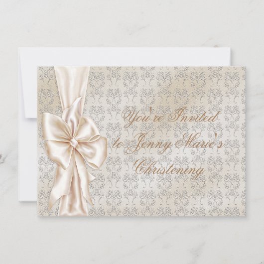 uitnodiging voor Chic Baptism (Voorkant)