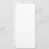 Uitnodiging voor Chic Wine en Cheese Party (Achterkant)