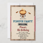 Uitnodiging voor chocolade van de lettersoort (Voorkant)