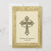 uitnodiging voor Christelijke bruiloft (Achterkant)