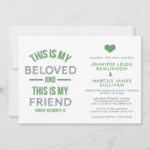 Uitnodiging voor Christelijke bruiloft - Dit is mi (Voorkant)