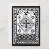 Uitnodiging voor Christelijke Glazen in lood voor  (Achterkant)