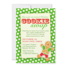 Uitnodiging voor Christmas Cookie Swap