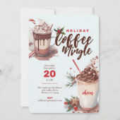 Uitnodiging voor Christmas Holiday Coffee Mingle P (Voorkant)