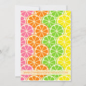 Uitnodiging voor Citrus-partij (Achterkant)