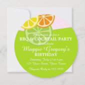 Uitnodiging voor Citrus Summer (Voorkant)