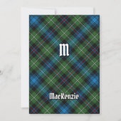 Uitnodiging voor Clan MacKenzie Tartan (Voorkant)