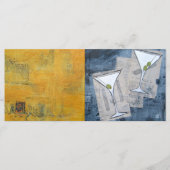 Uitnodiging voor Cocktail Art Party (Voorkant)