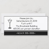 uitnodiging voor cocktail Party (Achterkant)