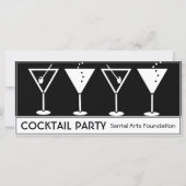  uitnodiging voor cocktail Party (Voorkant)